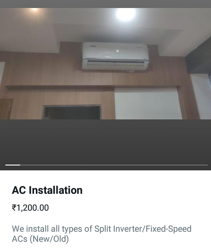 Ac installation